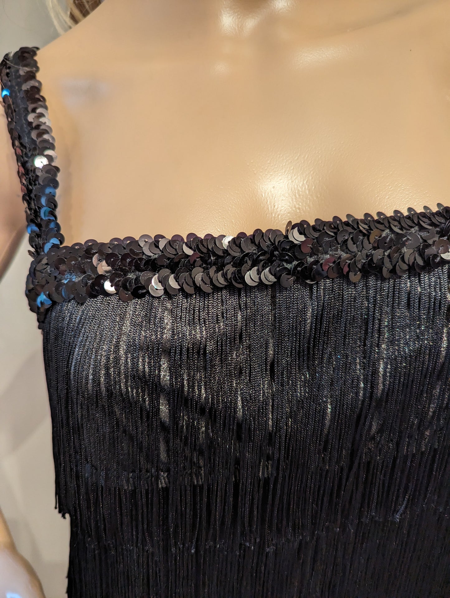 Vintage Black Flapper Dress