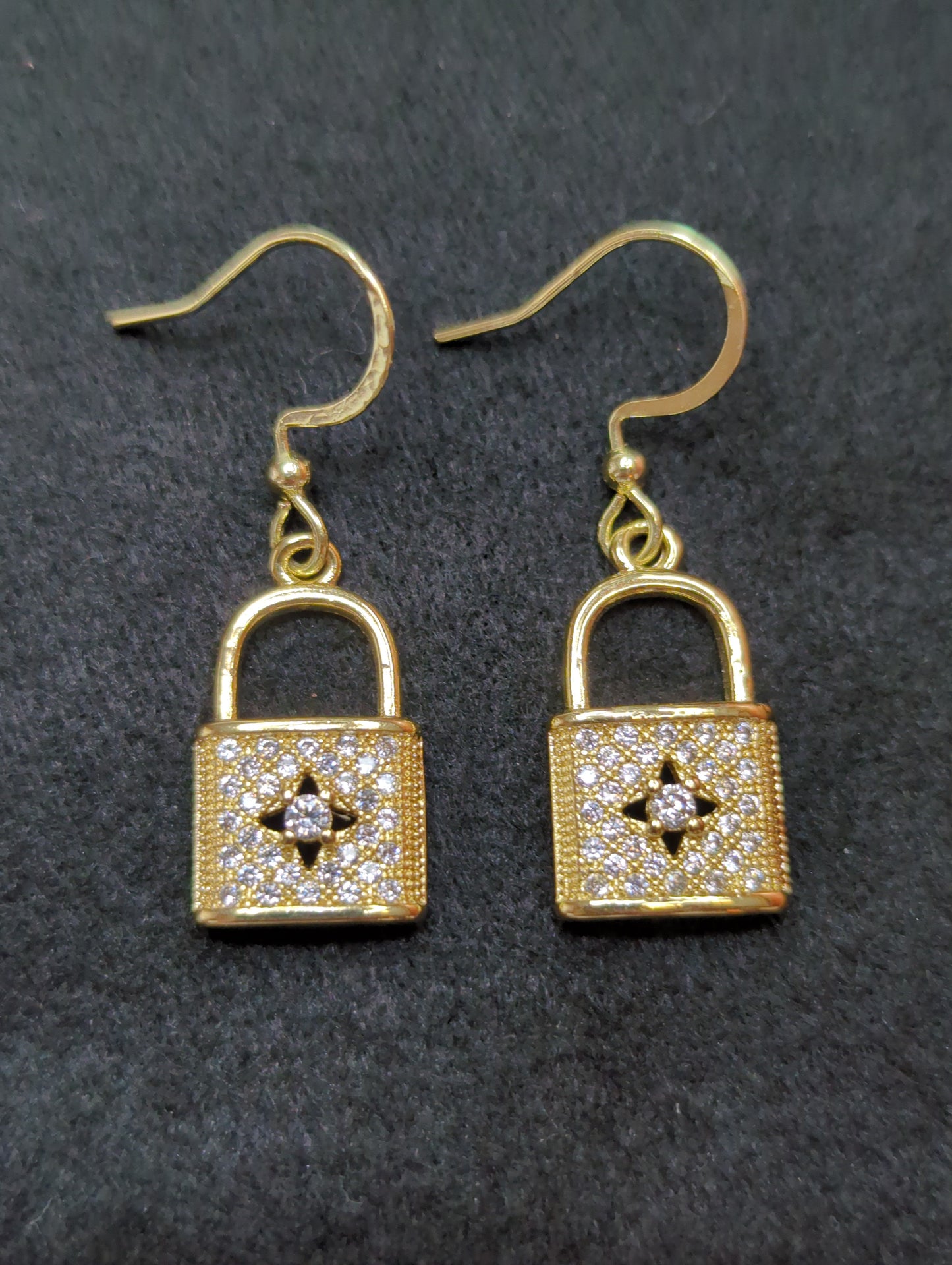 Mini Lock Earrings