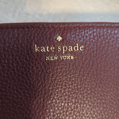 Kate Spade large Continental wallet in cherrywood pebbled leatherElevate your style with the Kate Spade Continental wallet in cherrywood pebbled leather. New with tags & gold hardware. Perfect organizer.$179.00Boston304