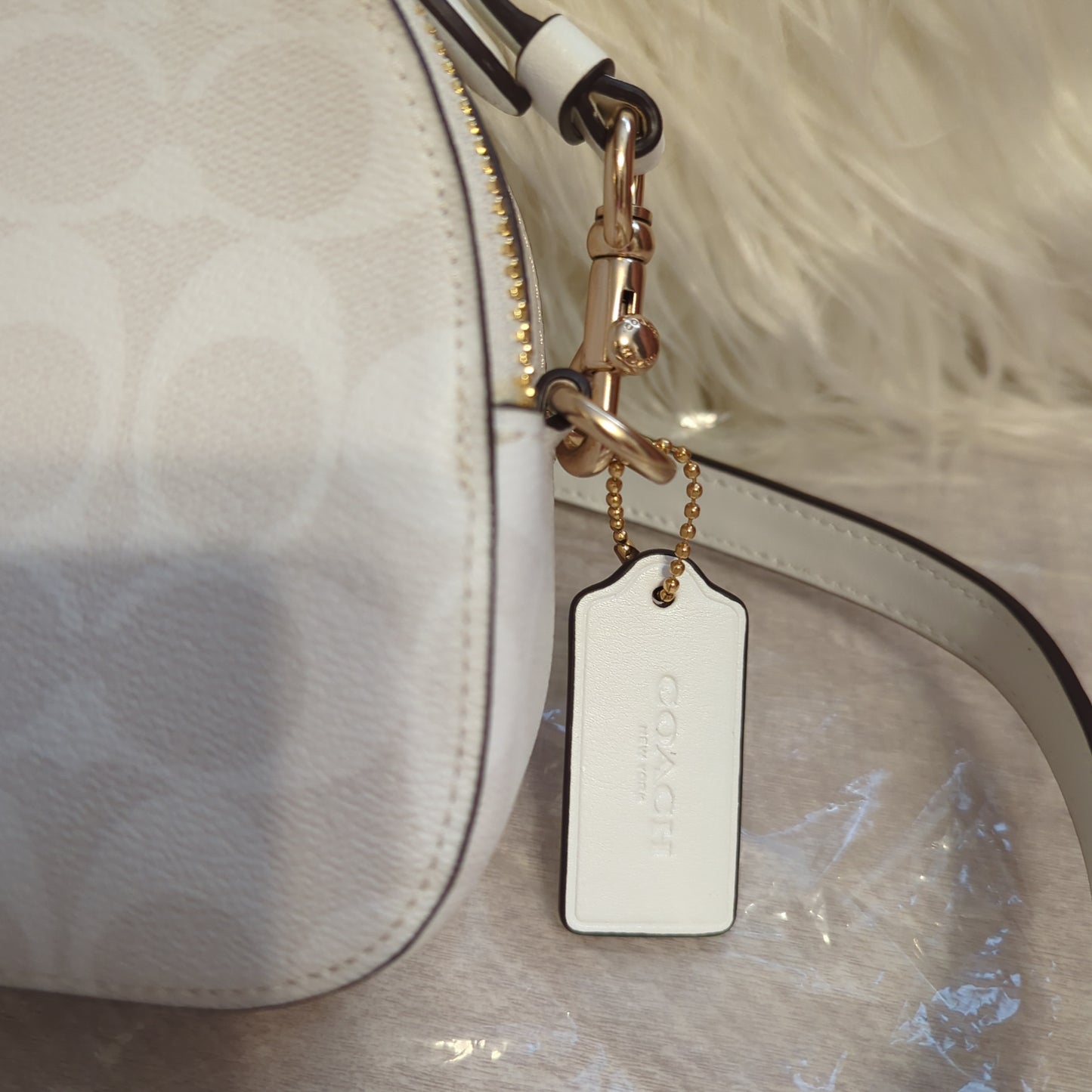 Coach Signature Serena crossbody satchel 2way bag in chalk/glacier whiteShop the iconic Coach Serena in chalk & glacier white. Features gold hardware & two compartments for style and function.$269.00Boston304