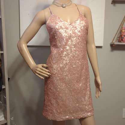 Urban Outfitters blush sequin dressStunning pale blush sequin dress from Urban Outfitters with crisscross straps. Perfect for any occasion. Shop now!$99.00Boston304