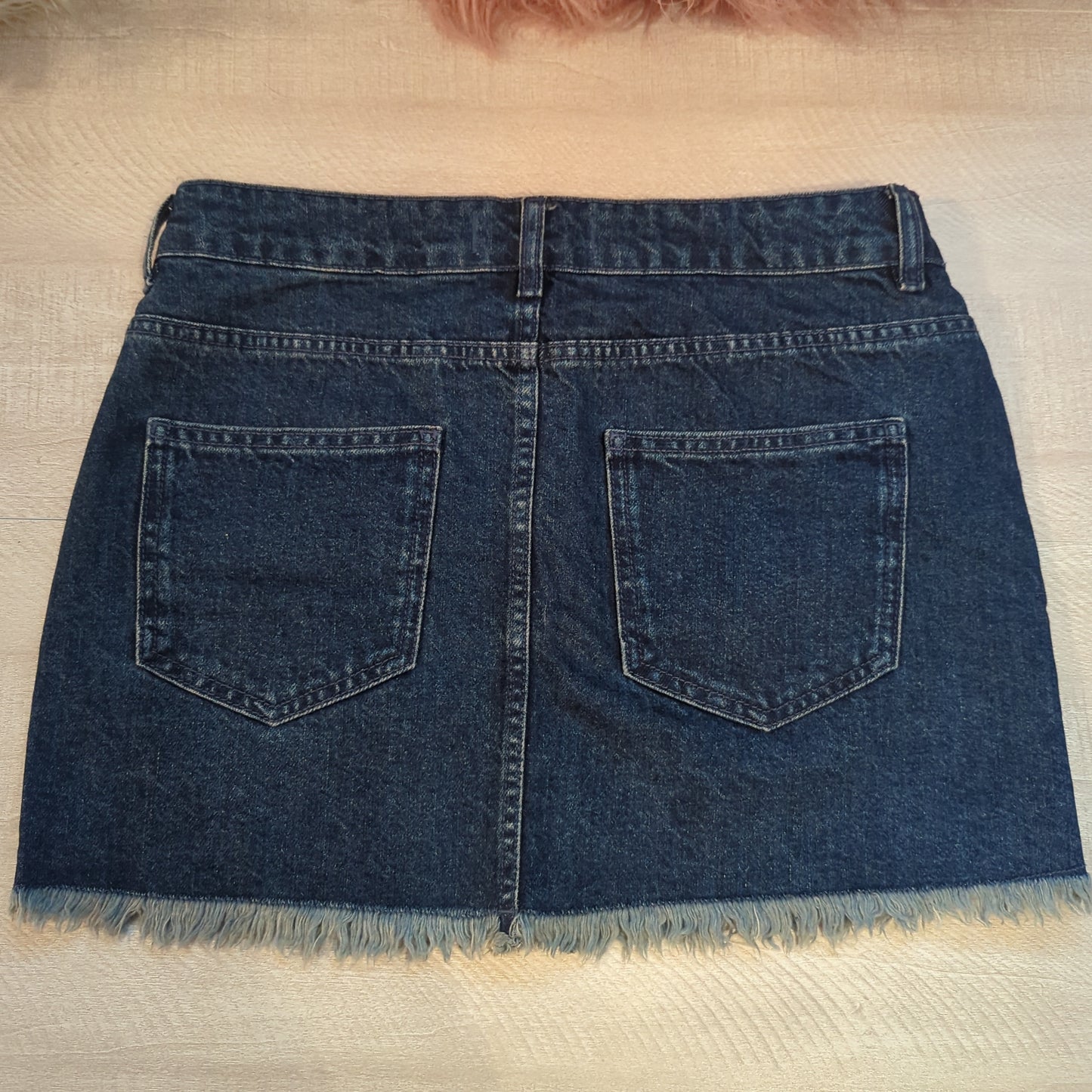 We The Free frayed edge mini skirt