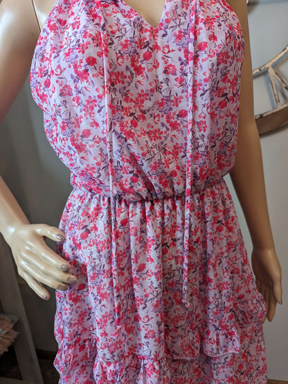 Peach Love California spring dressSnag this 'like new' Peach Love dress with a charming pink & lilac print. Size S/M, perfect stretch for easy wear on any occasion.$28.00Boston304