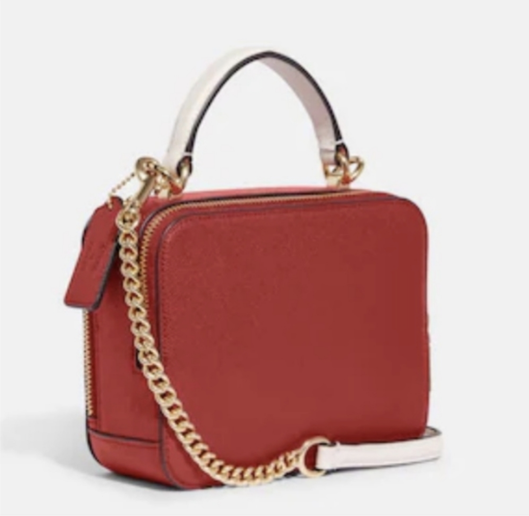 Coach x Disney Cruella Limited Edition Box Crossbody in Red AppleExclusive Coach x Disney Cruella limited edition crossbody in Red Apple. Brand new, gold hardware, unique design. Shop now!$349.00Boston304