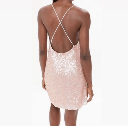 Urban Outfitters blush sequin dressStunning pale blush sequin dress from Urban Outfitters with crisscross straps. Perfect for any occasion. Shop now!$99.00Boston304