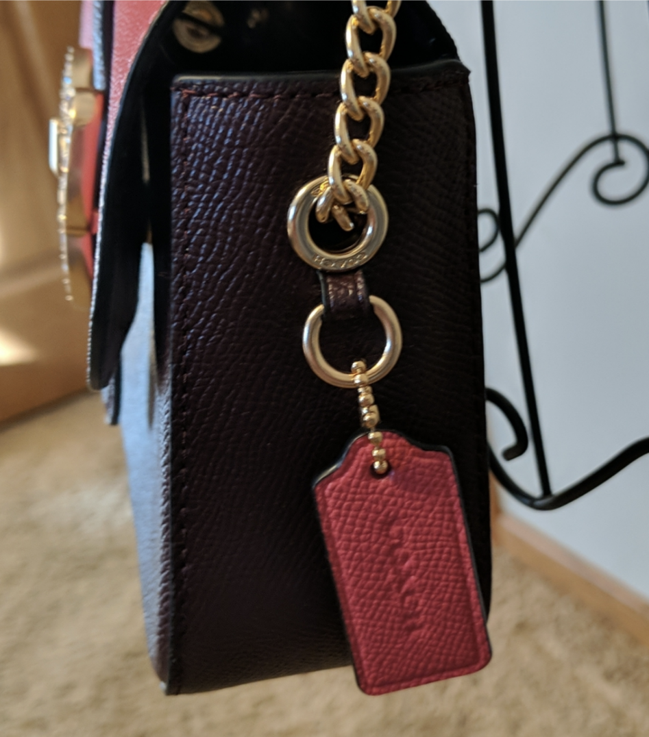 Coach Gemma Crossbody Bag in Colorblock with Butterfly Buckle