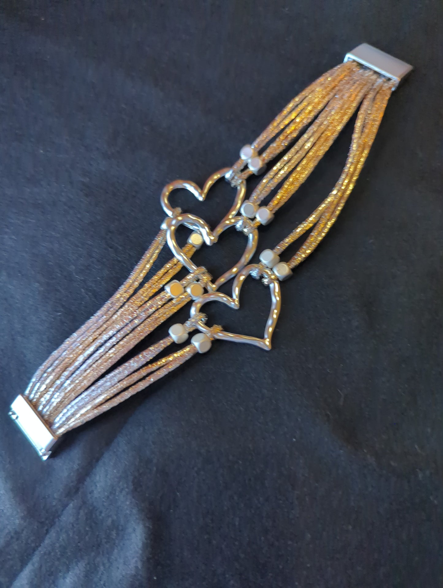 Triple Heart Bracelet