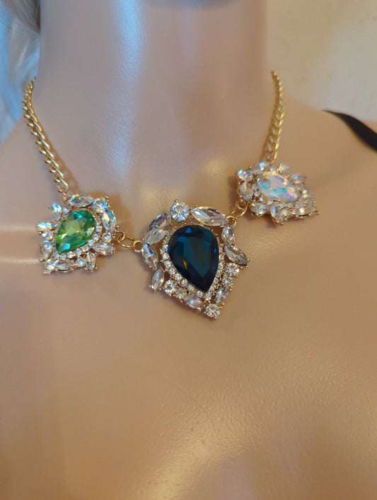 Betsey Johnson Rhinestone Necklace