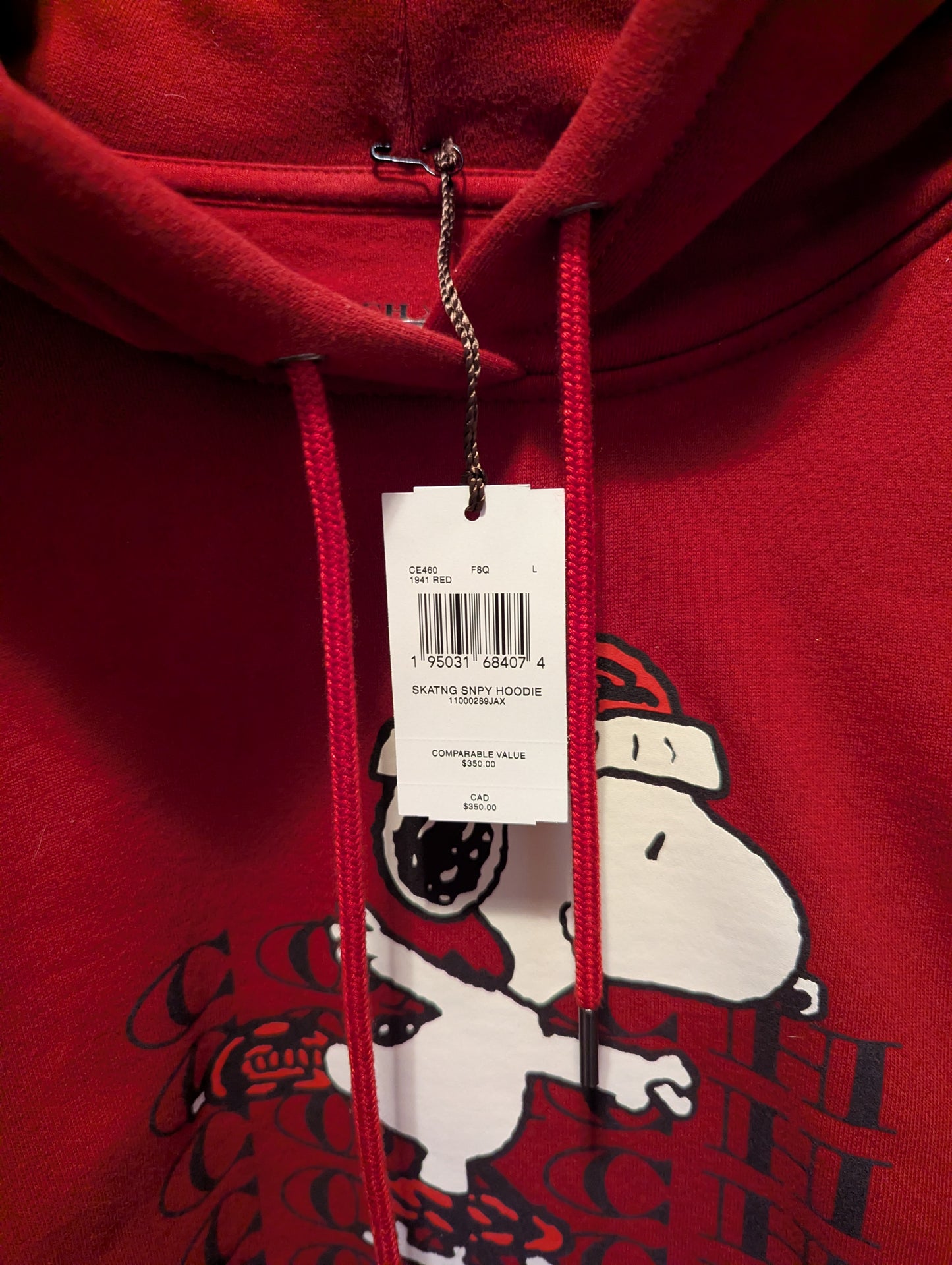 Coach X Peanuts Snoopy Limited Edition Hoodie