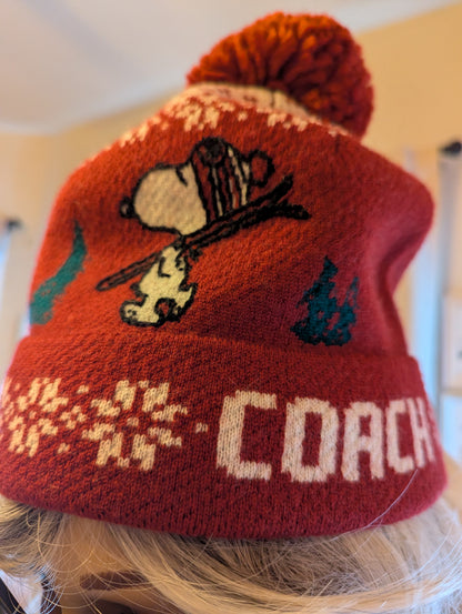 Coach X Peanuts Snoopy Limited Edition Beanie