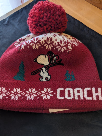 Coach X Peanuts Snoopy Limited Edition Beanie