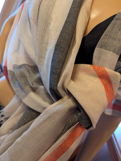 Pashmina Plaid Scarf/Wrap