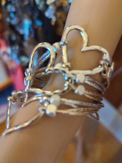 Triple Heart Bracelet