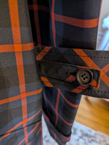 Coach Mini Plaid Trench Coat