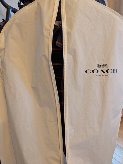 Coach Mini Plaid Trench Coat