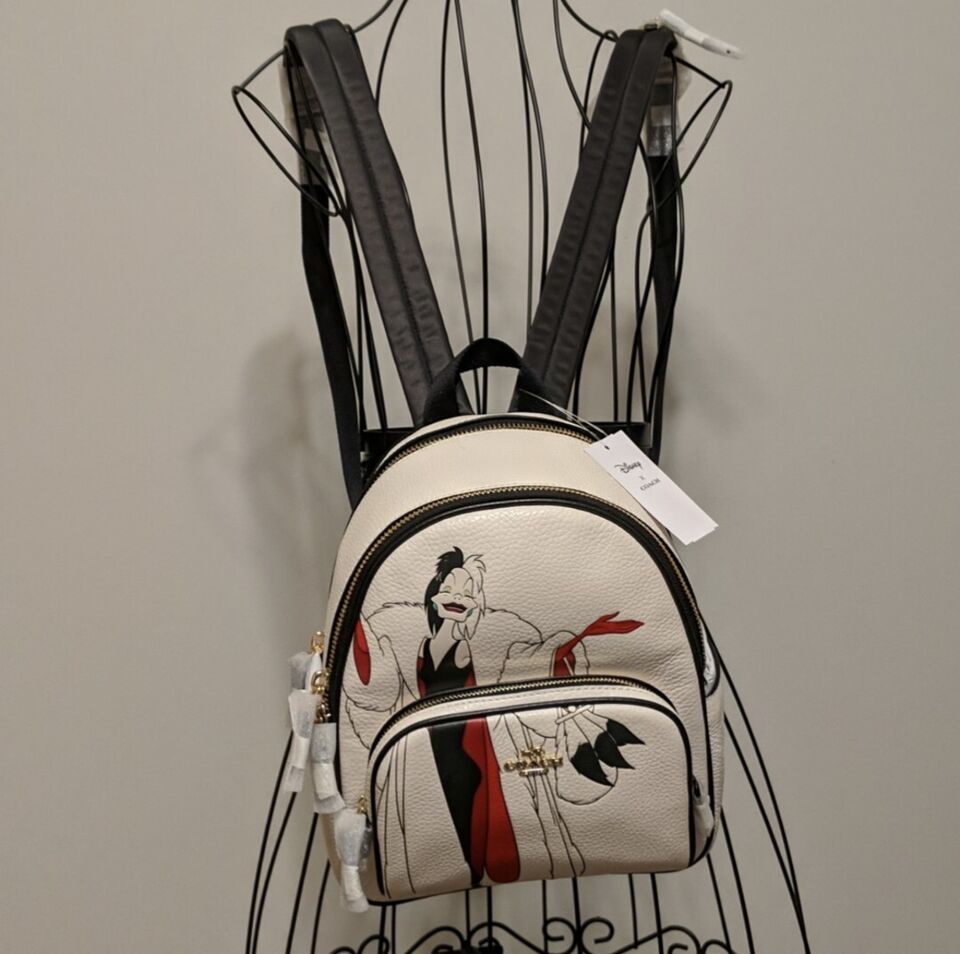 Coach X Disney Limited Edition Cruella Pebble Leather BackpackDiscover the exclusive Coach X Disney Cruella Backpack. High-quality leather & bold design, perfect for Disney fans. Ideal for daily use.$350.00Boston304